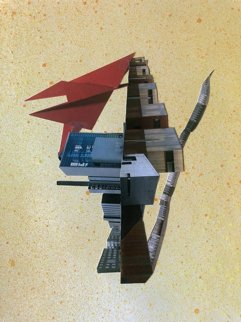 Original Architecture Collage by Denis Kollasch