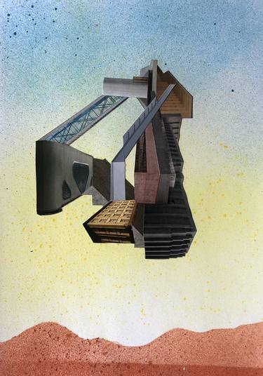 Original Conceptual Architecture Collage by Denis Kollasch
