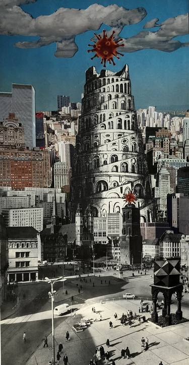 Original Cities Collage by Denis Kollasch