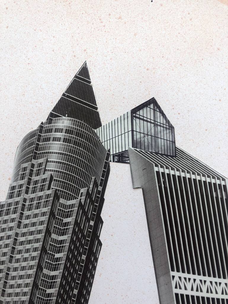Original Figurative Architecture Collage by Denis Kollasch