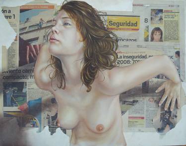 Print of Figurative Nude Paintings by Sergio Calderon