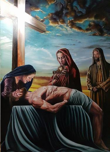 Original Realism Religious Paintings by Leonidas Beratis