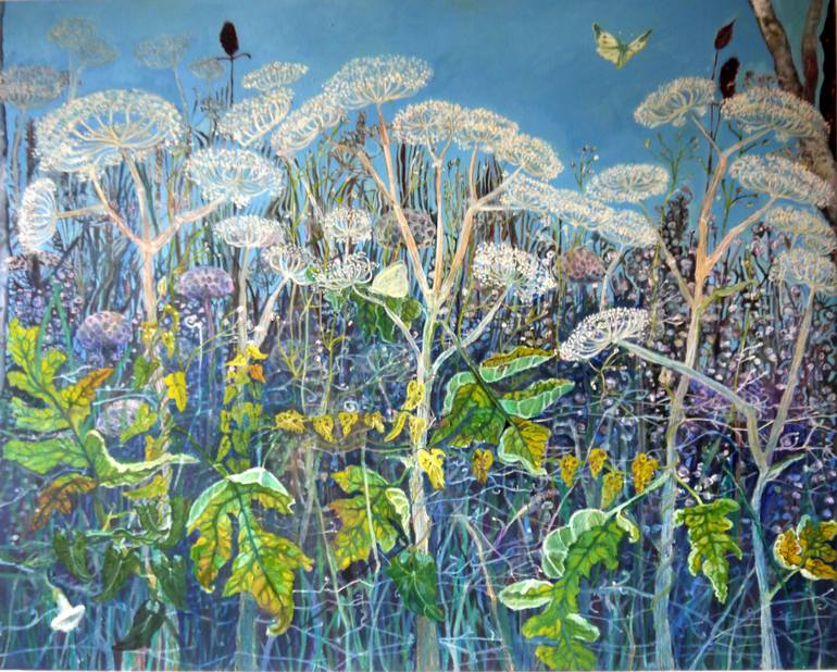 Late Summer Undergrowth Painting by Madeleine Brolly | Saatchi Art