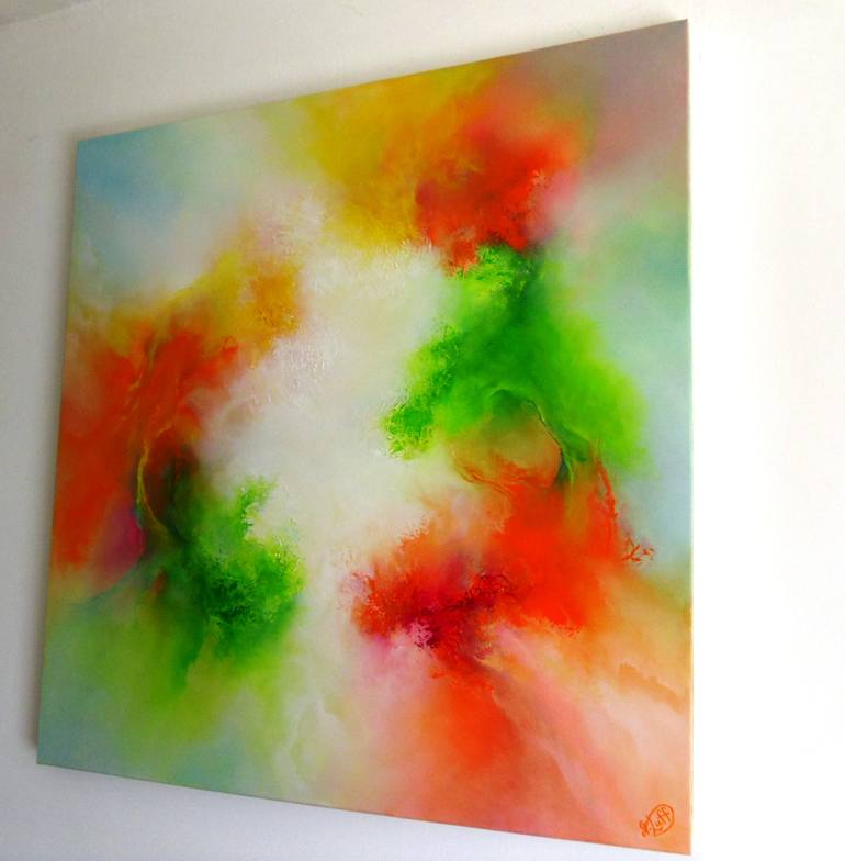 Original Abstract Painting by Gillian Luff