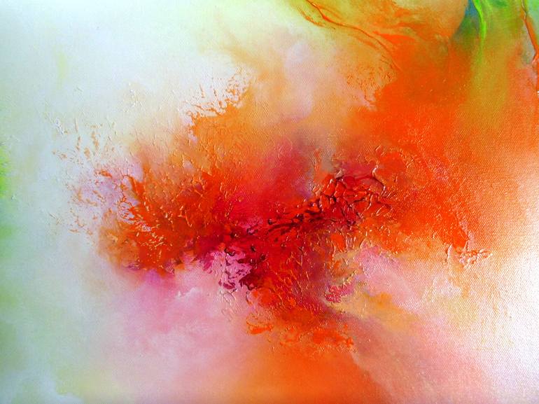 Original Abstract Painting by Gillian Luff