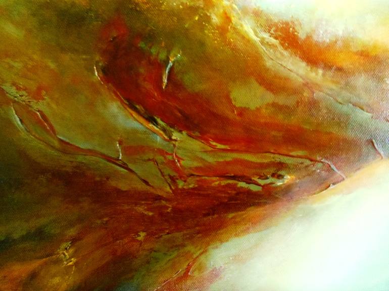 Original Abstract Expressionism Abstract Painting by Gillian Luff