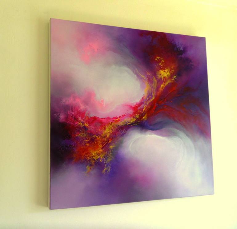 Original Abstract Painting by Gillian Luff