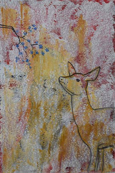 Original Figurative Animal Painting by Anneli Di Francis