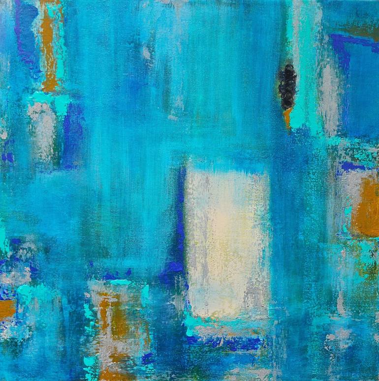 aqua breeze Painting by Lori Dorn | Saatchi Art