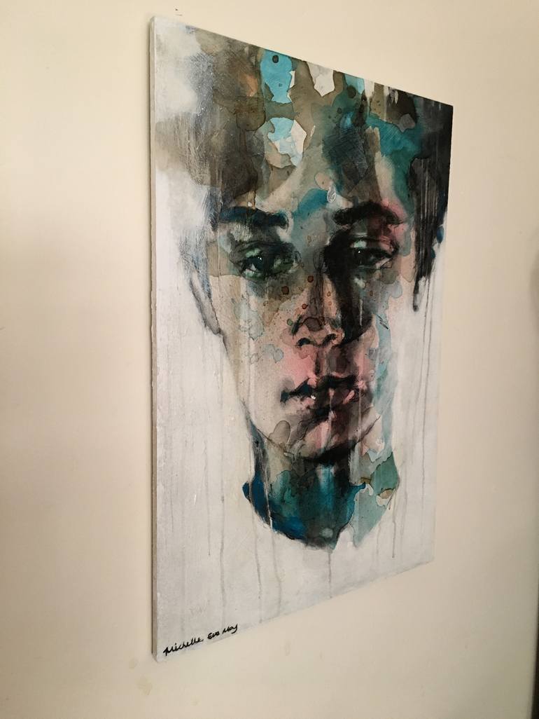 Original Portrait Painting by Michelle Eva May