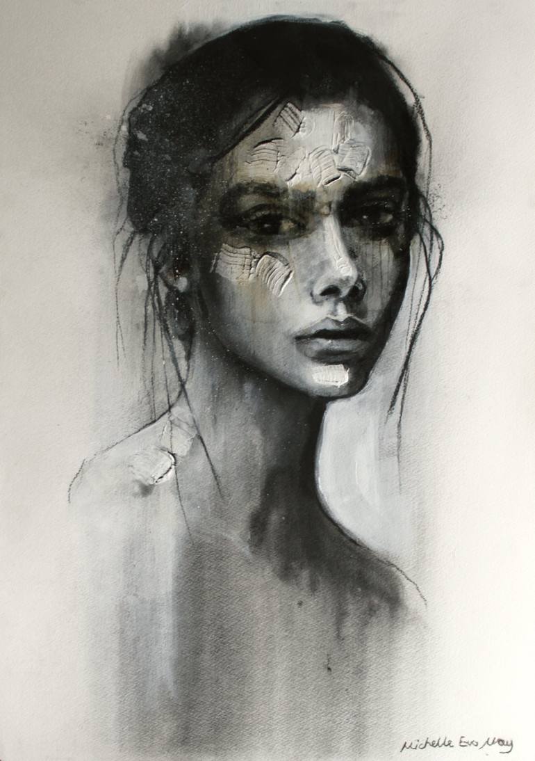 Layla Drawing by Michelle Eva May | Saatchi Art