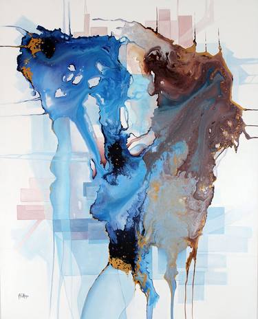 Original Abstract Expressionism Abstract Paintings by Ana Rego