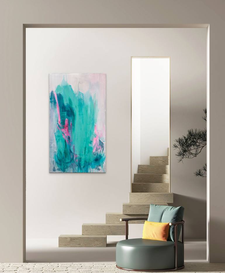 Original Abstract Painting by Monika Herschberger