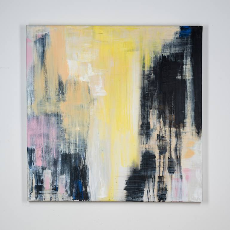 Original Abstract Expressionism Abstract Painting by Monika Herschberger