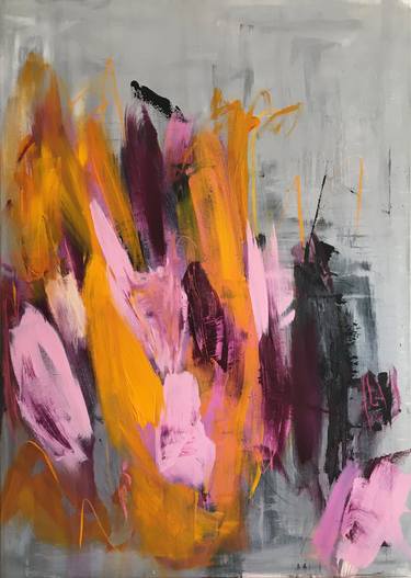 Original Abstract Paintings by Monika Herschberger