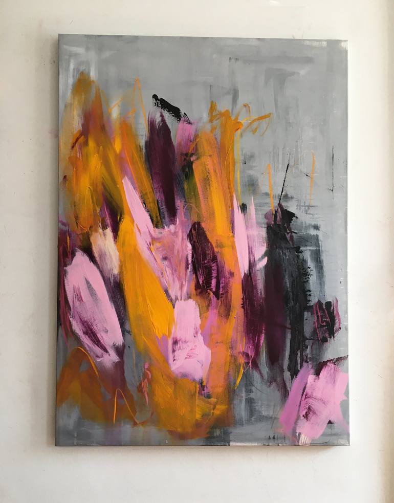 Original Abstract Painting by Monika Herschberger