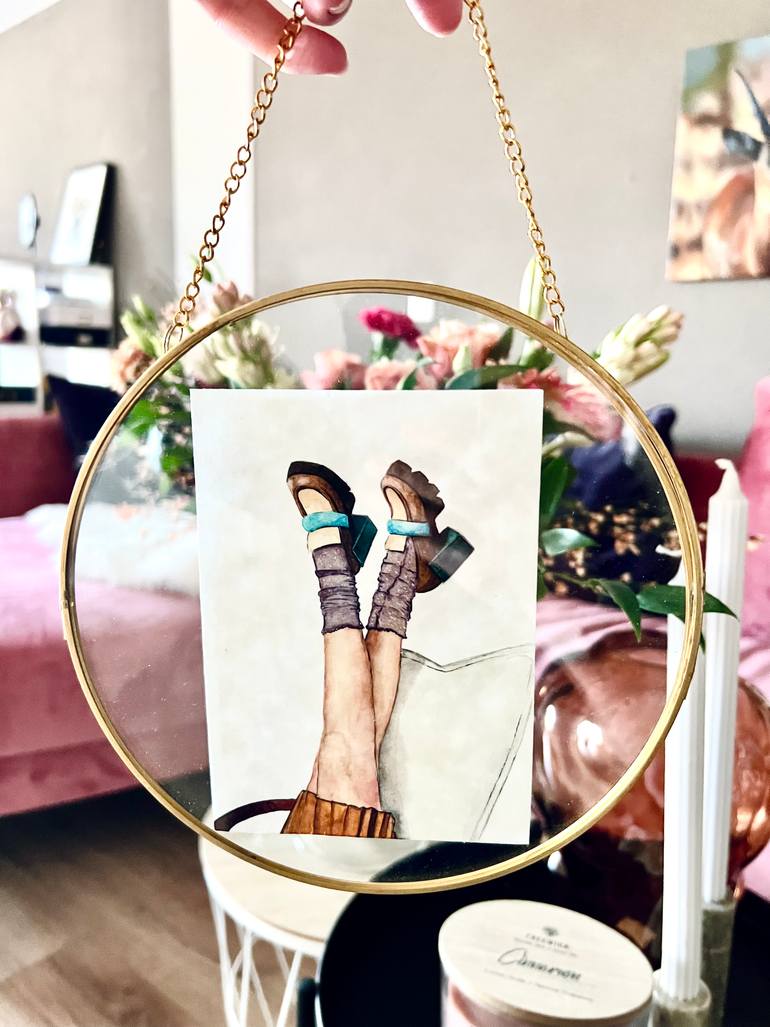 Original Figurative Fashion Painting by Victoria Dmitrieva