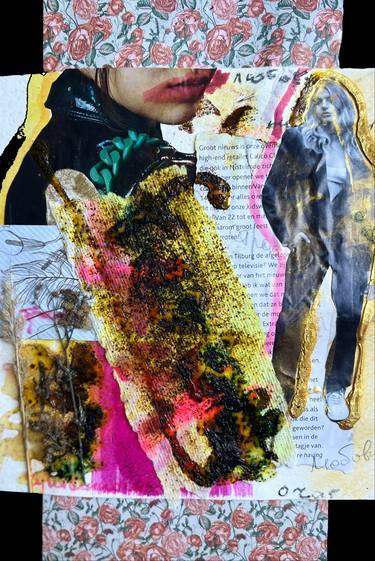 Print of Abstract Women Mixed Media by Victoria Dmitrieva