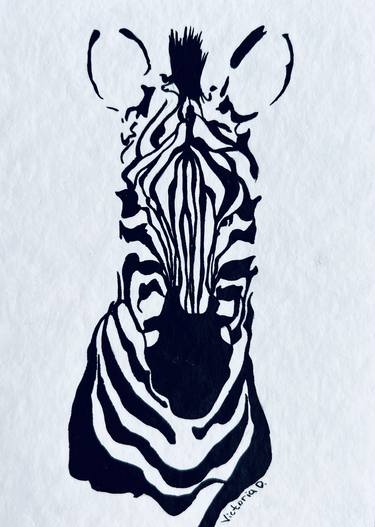 Copy of Zebra ink thumb