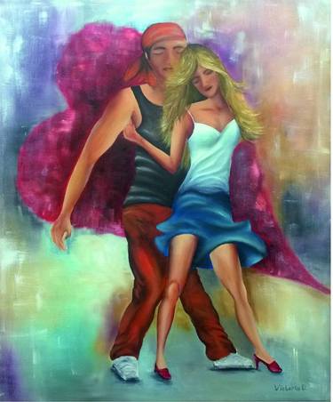 Original Abstract Love Paintings by Victoria Dmitrieva