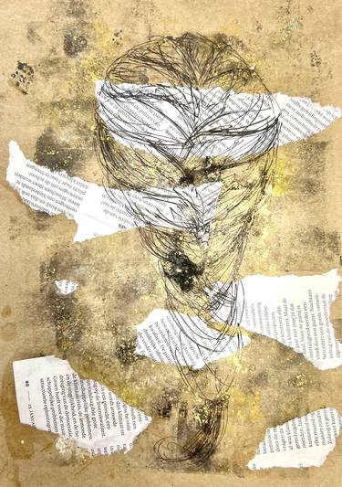 Print of Abstract Women Mixed Media by Victoria Dmitrieva