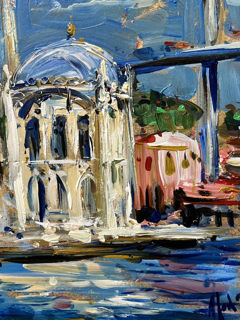 Original Impressionism Cities Painting by Altin Furxhi