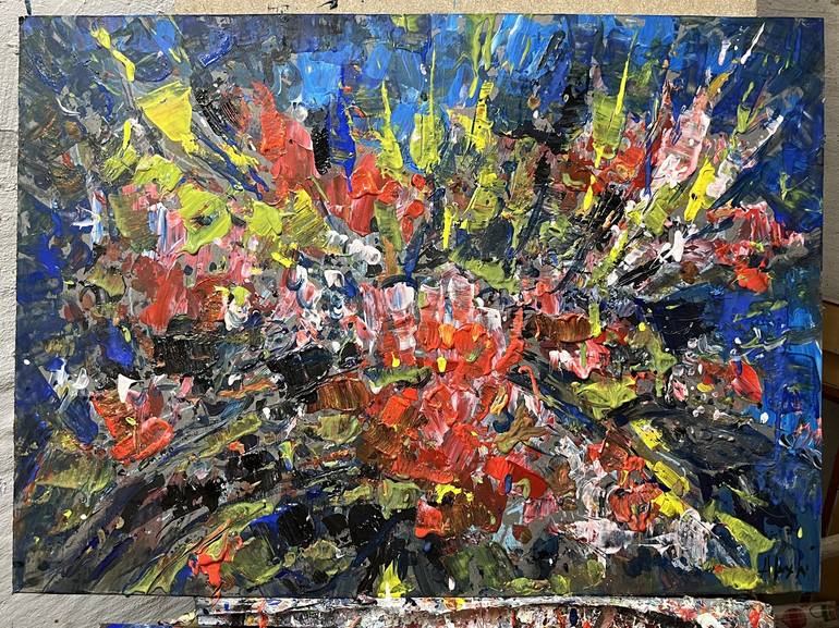 Original Abstract Painting by Altin Furxhi