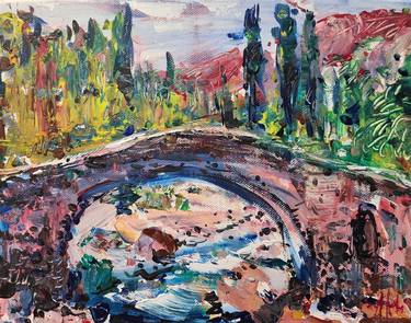 Original Impressionism Landscape Paintings by Altin Furxhi