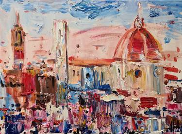 Print of Impressionism Cities Paintings by Altin Furxhi