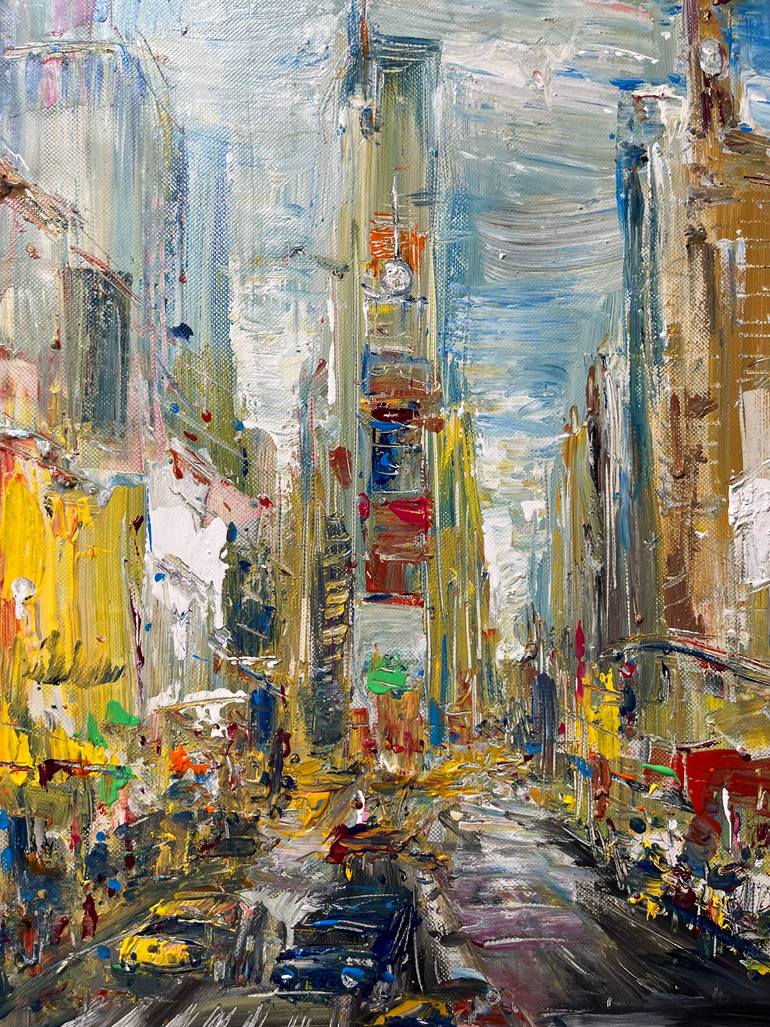 Original Abstract Expressionism Abstract Painting by Altin Furxhi