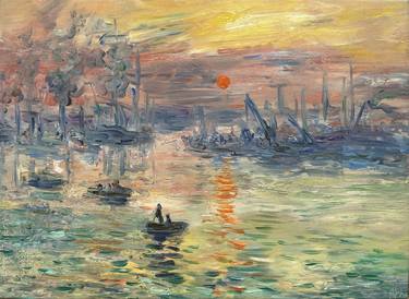 Original Impressionism Yacht Paintings by Altin Furxhi