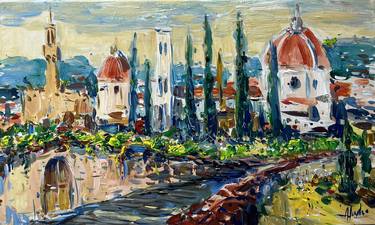 Print of Impressionism Cities Paintings by Altin Furxhi