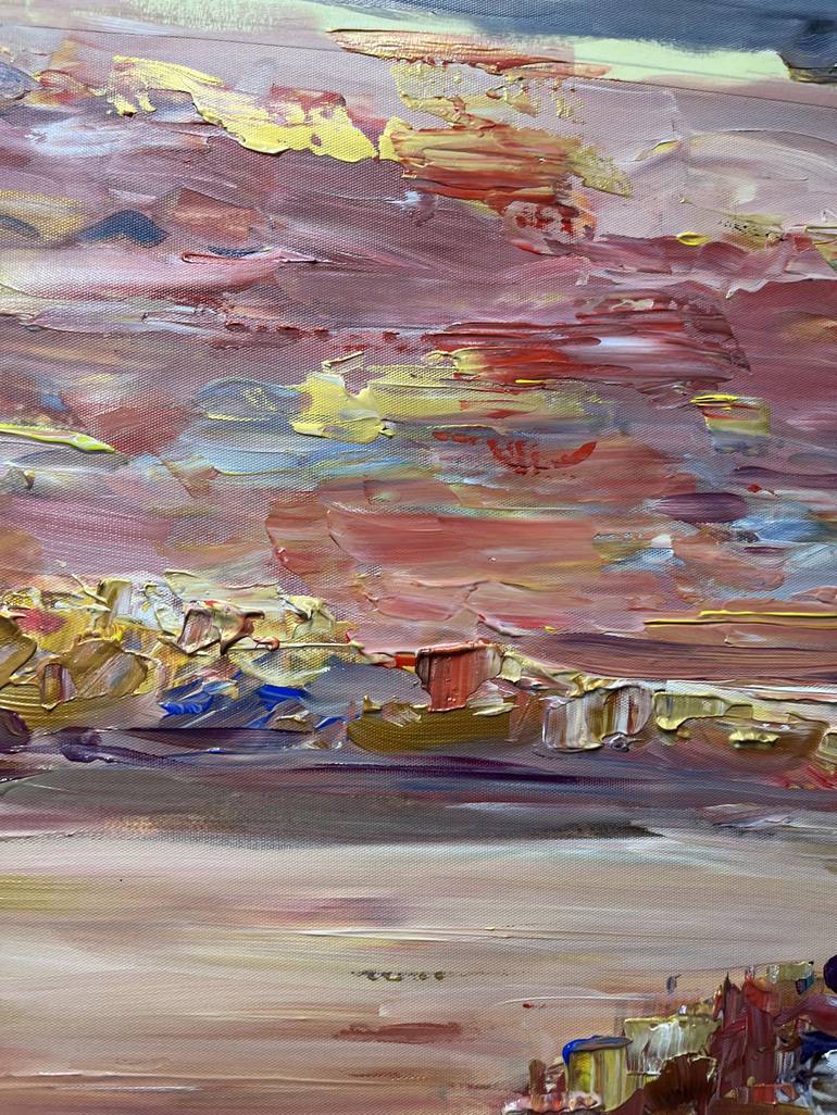 Original Impressionism Abstract Painting by Altin Furxhi