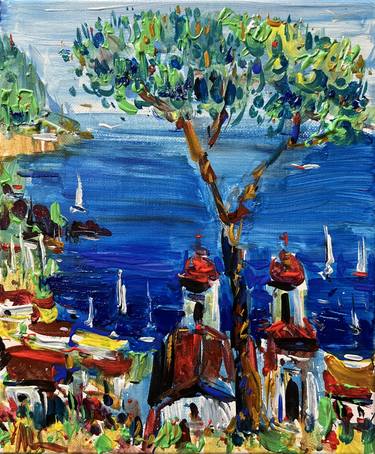Original Modern Seascape Paintings by Altin Furxhi