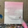 The beginning of the painting