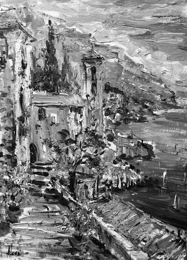 Print of Abstract Expressionism Architecture Printmaking by Altin Furxhi