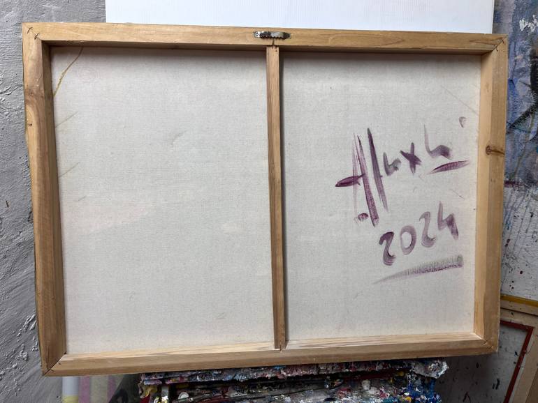 Original Expressionism Landscape Painting by Altin Furxhi