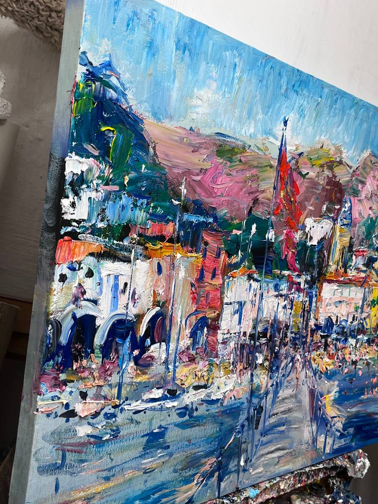 Original Expressionism Landscape Painting by Altin Furxhi