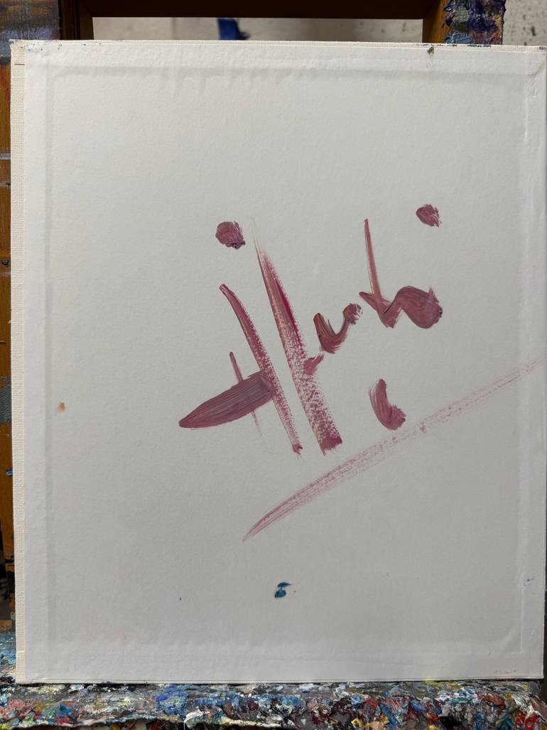 Original Abstract Landscape Painting by Altin Furxhi