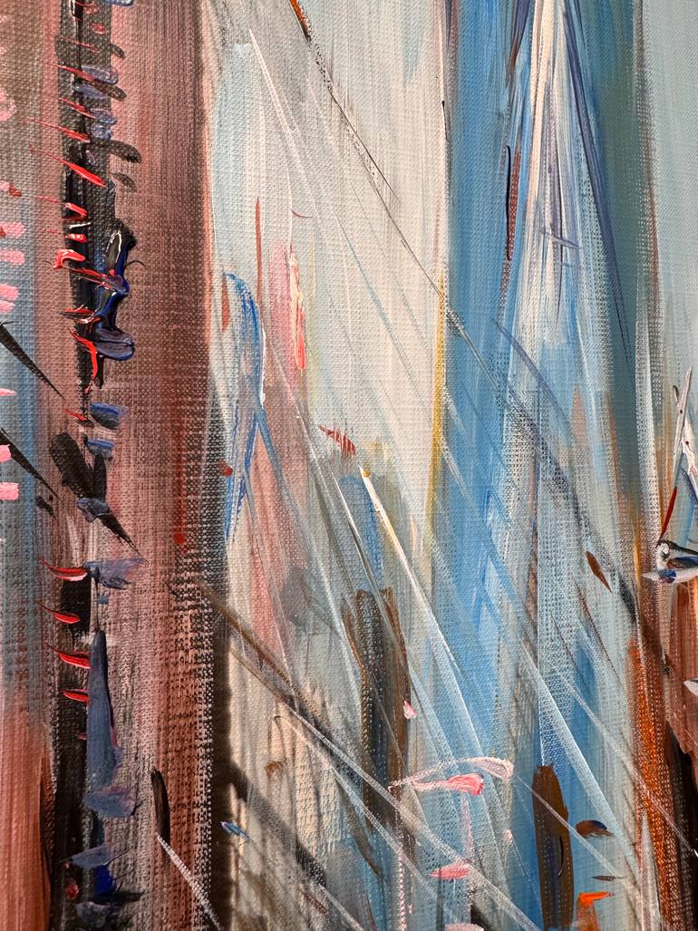 Original Abstract Expressionism Abstract Painting by Altin Furxhi