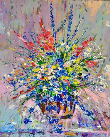Flowers Of the Alps, 55X70cm thumb