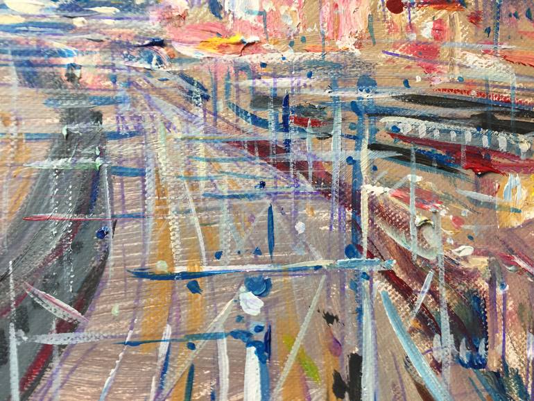 Original Expressionism Transportation Painting by Altin Furxhi