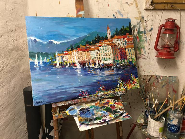 Original Expressionism Landscape Painting by Altin Furxhi