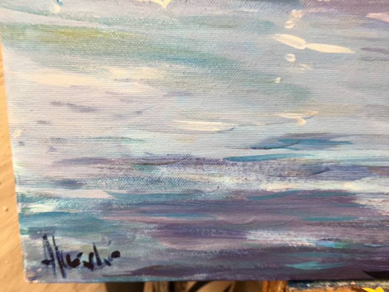 Original Expressionism Landscape Painting by Altin Furxhi