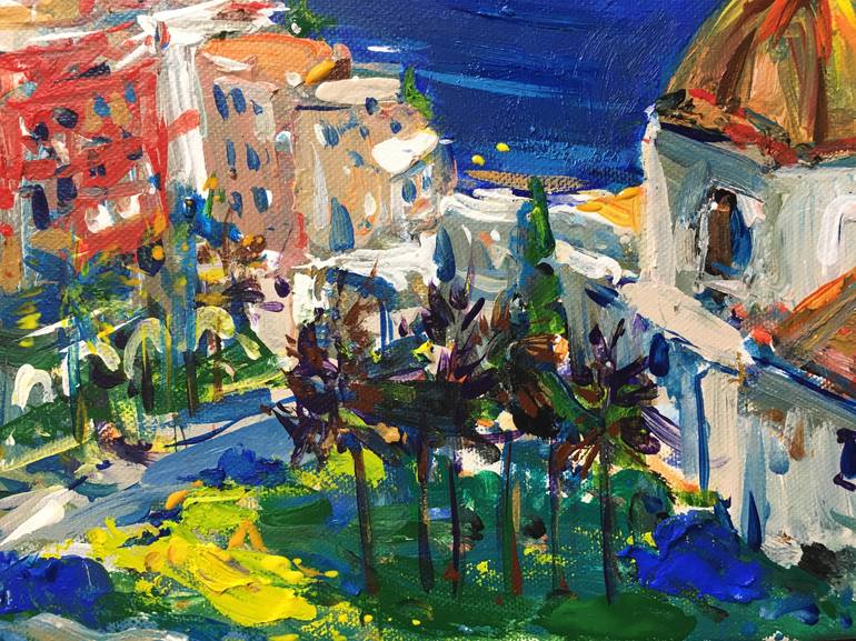 Original Figurative Landscape Painting by Altin Furxhi