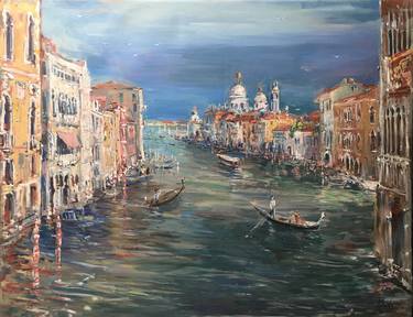 Venice Canal Grande VENEZIA 92x72 thumb