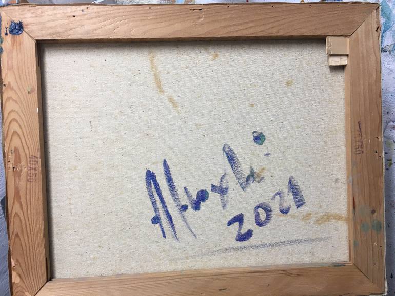 Original Expressionism Landscape Painting by Altin Furxhi