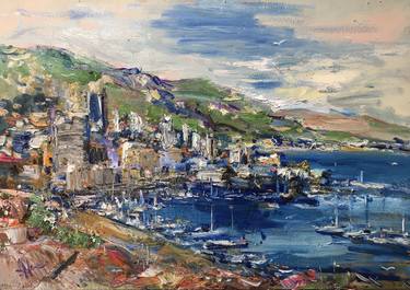 Montecarlo Monaco 2021,Oil Painting Framed thumb