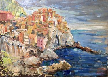 Manarola 2021 , oil painting thumb