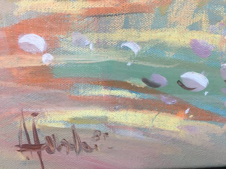 Original Expressionism Landscape Painting by Altin Furxhi